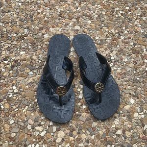 Tory Burch black “jelly” sandals